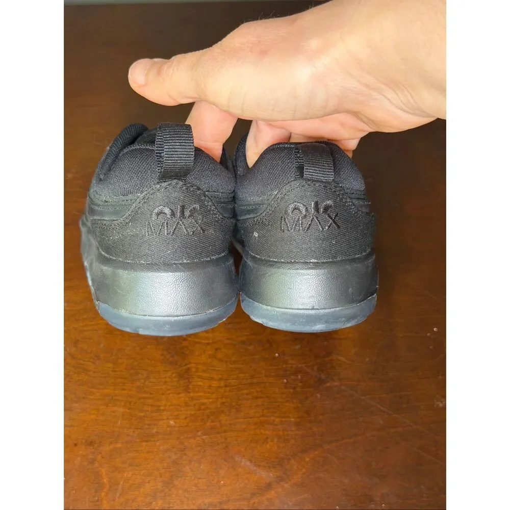 Nike Air Max motif easy slip on all black toddler size 13C